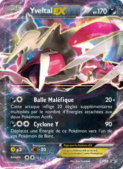Carte Pokémon Yveltal EX