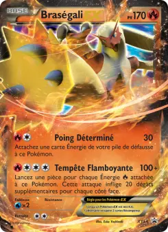 Carte Pokémon Braségali EX