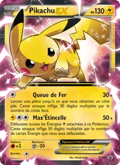 Photo carte Pokemon Pikachu EX Promo XY XY84/211