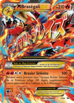 Carte Pokémon M Braségali EX