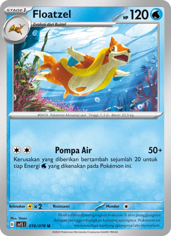 Floatzel card image