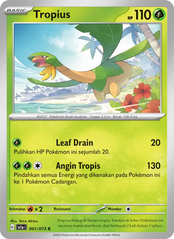 Tropius card image