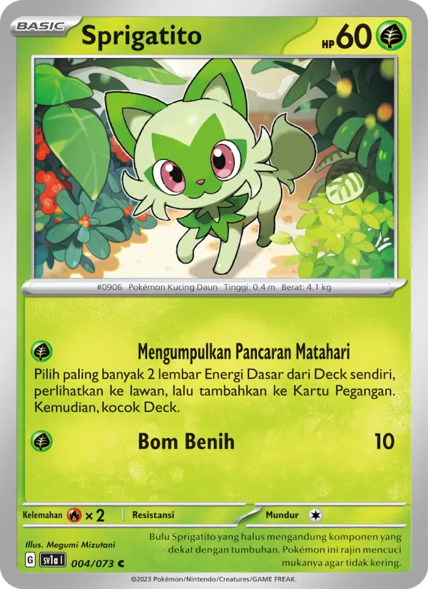Sprigatito card image