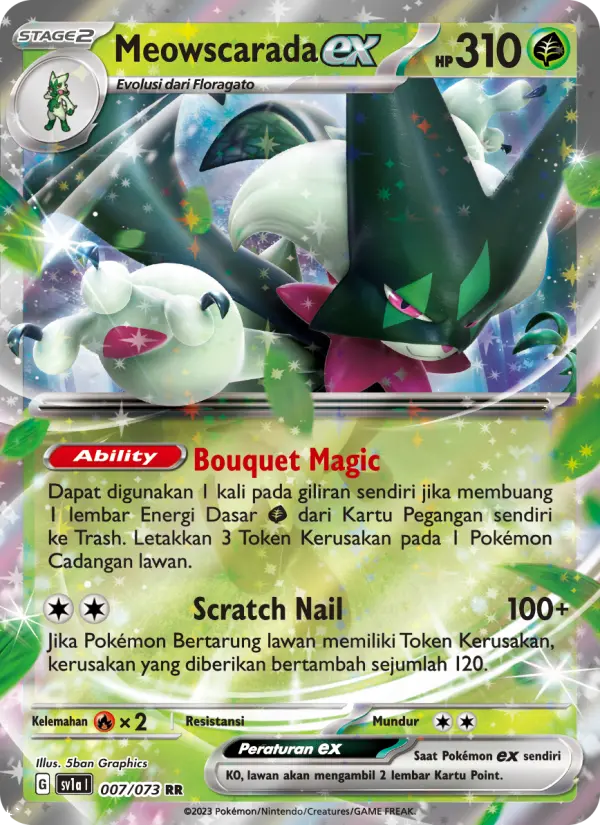 Meowscarada ex card image