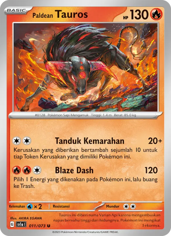 Paldean Tauros card image