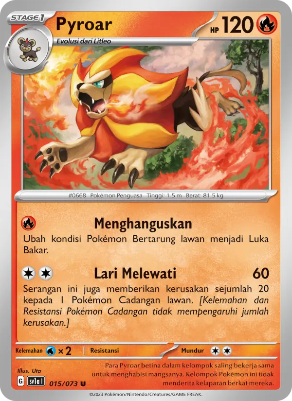 Pyroar card image