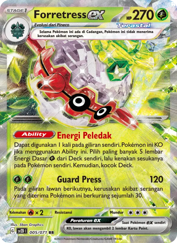 Forretress ex card image