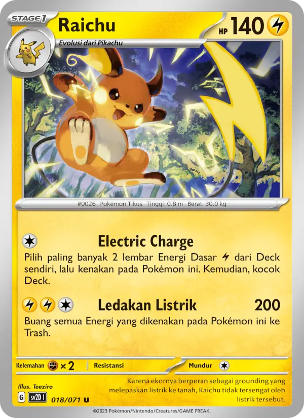 Raichu card image