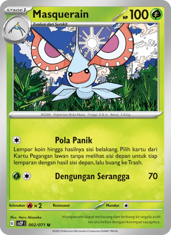 Masquerain card image