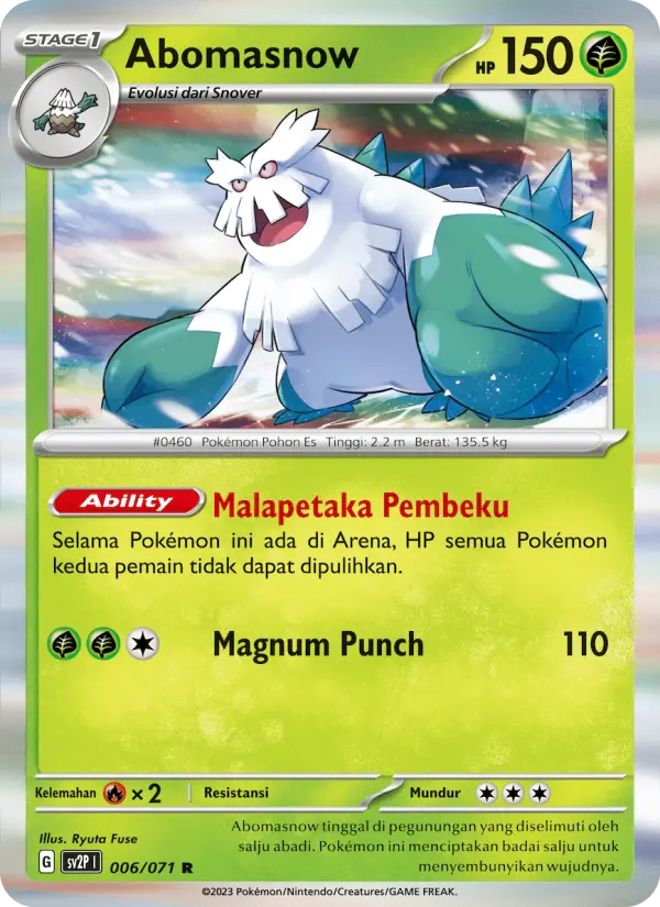 Abomasnow card image