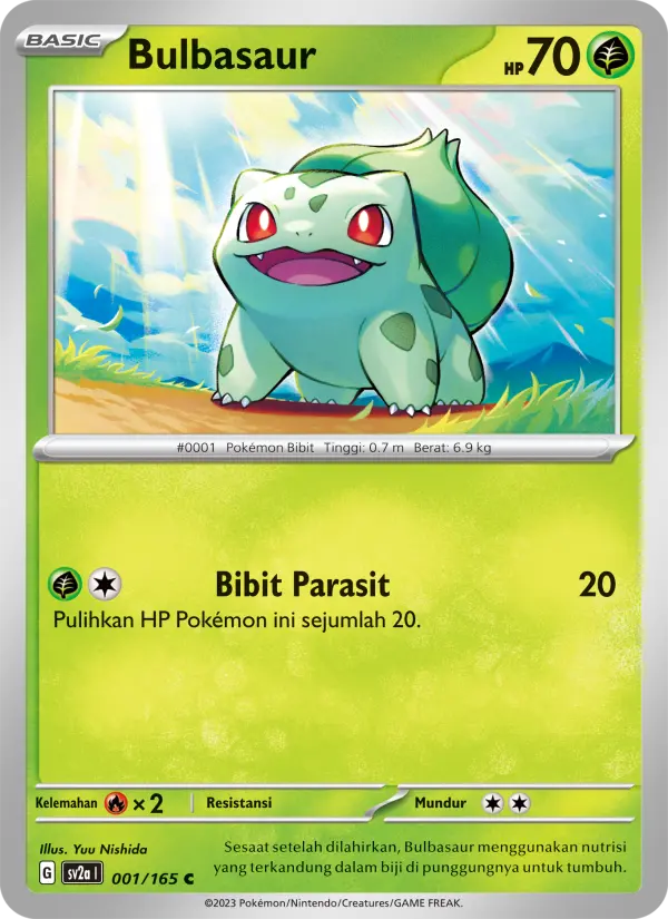 Bulbasaur card image