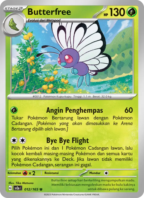 Butterfree card image