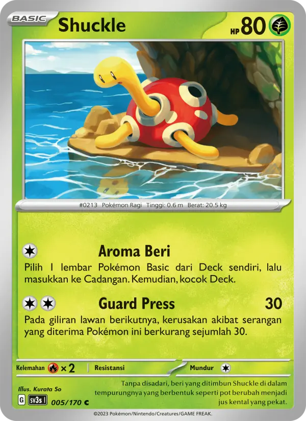 Shuckle card image