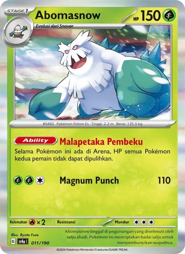 Abomasnow card image