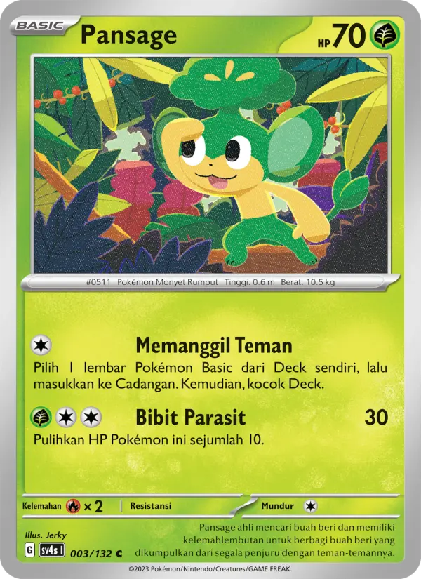 Pansage card image