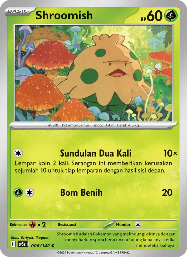 Shroomish card image