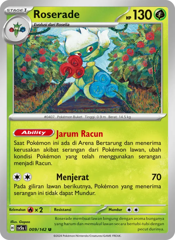 Roserade card image