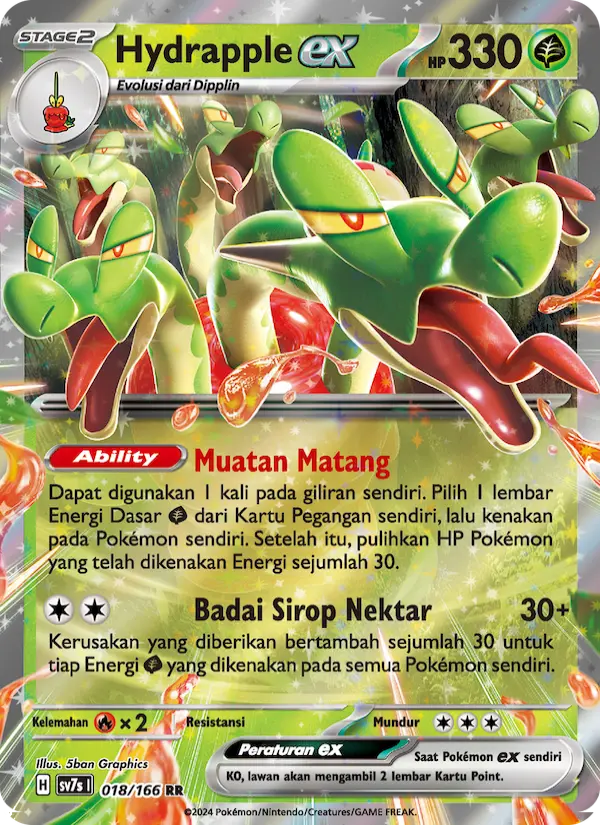 Hydrapple ex card image