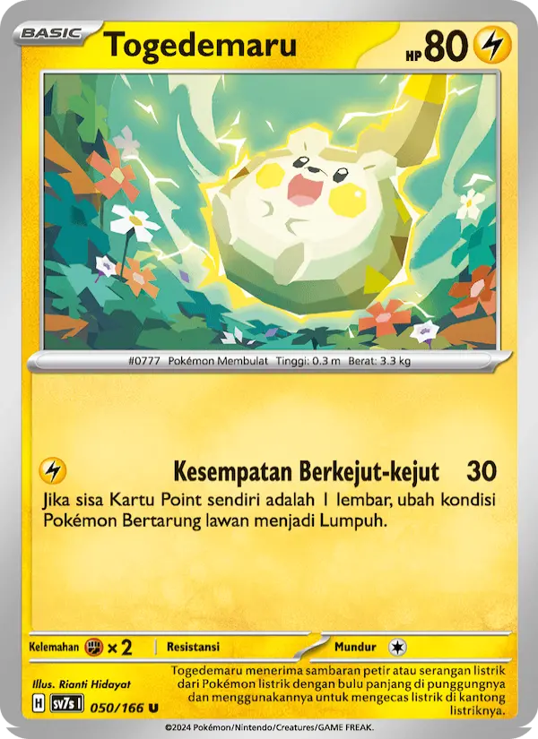 Togedemaru card image