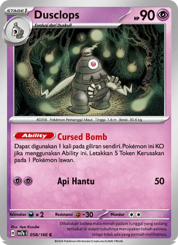 Dusclops card image