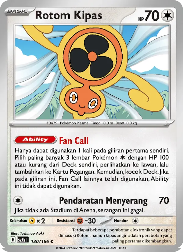 Rotom Kipas card image