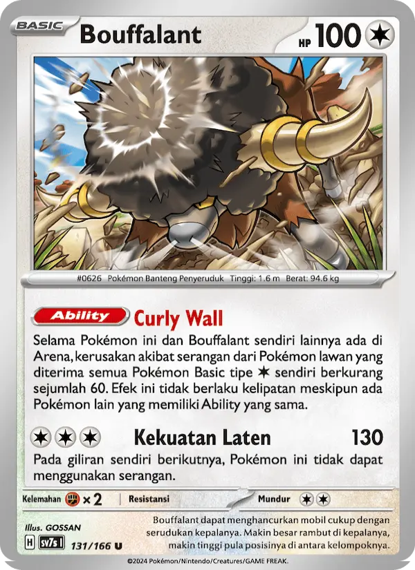 Bouffalant card image