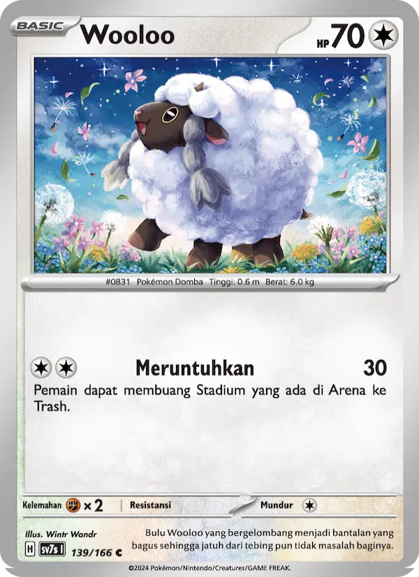 Wooloo card image