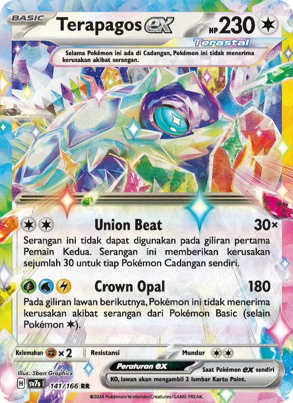 Terapagos ex card image