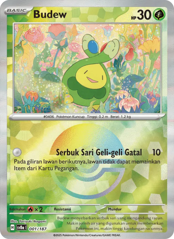 Budew card image