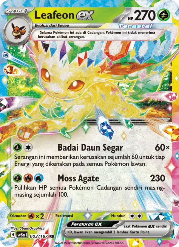 Leafeon ex card image