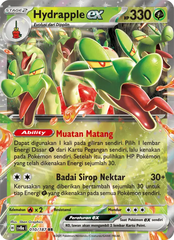 Hydrapple ex card image