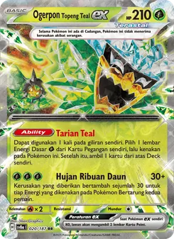 Ogerpon Topeng Teal ex