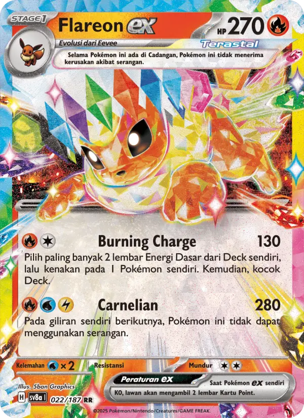 Flareon ex card image