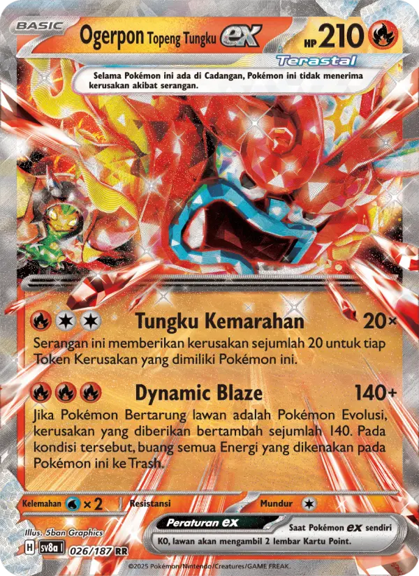Ogerpon Topeng Tungku ex card image