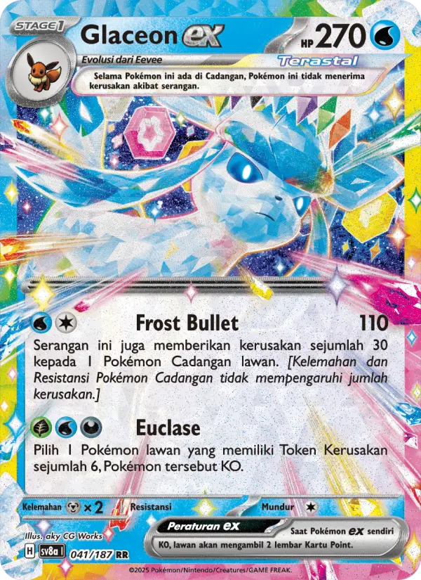 Glaceon ex card image