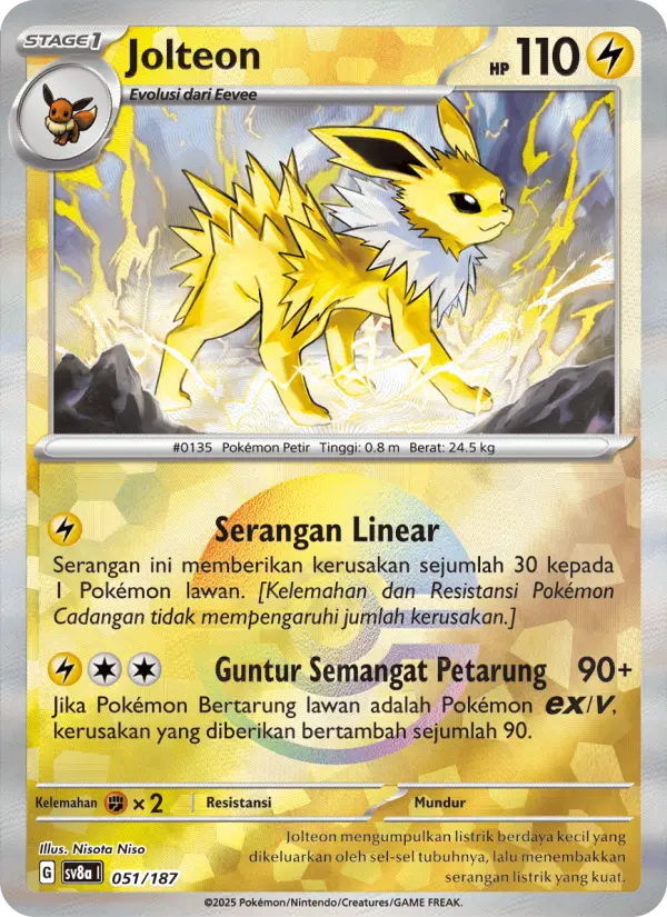 Jolteon card image
