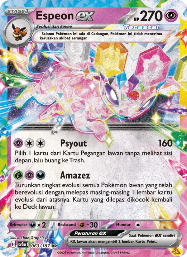 Espeon ex card image