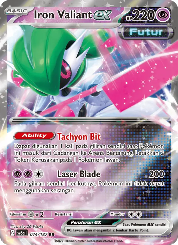 Iron Valiant ex card image