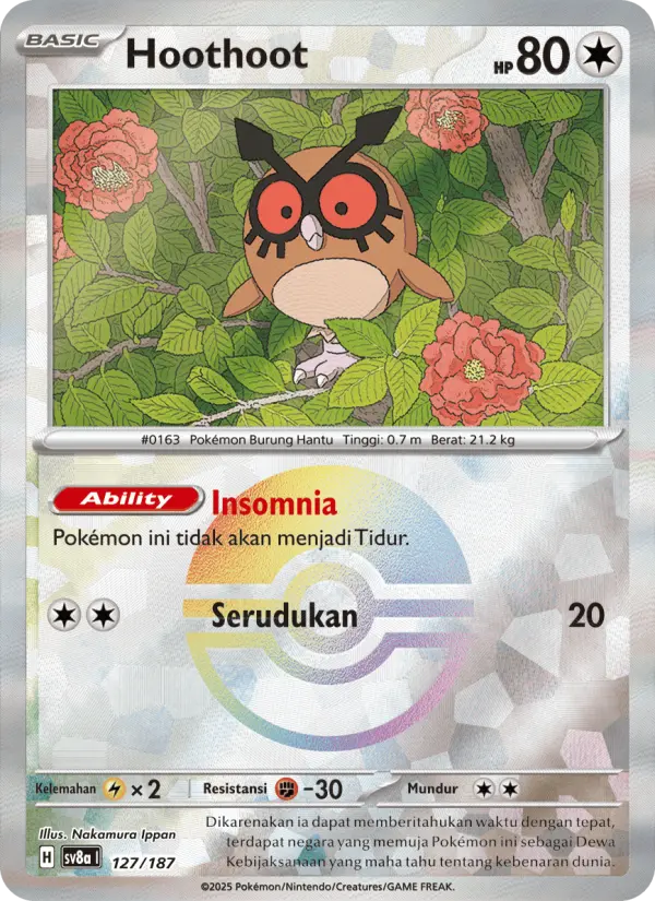 Hoothoot card image