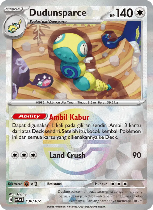 Dudunsparce card image