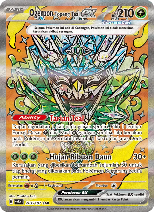 Ogerpon Topeng Teal ex card image