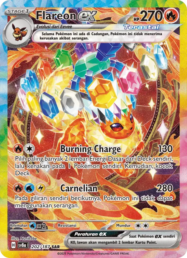 Flareon ex card image