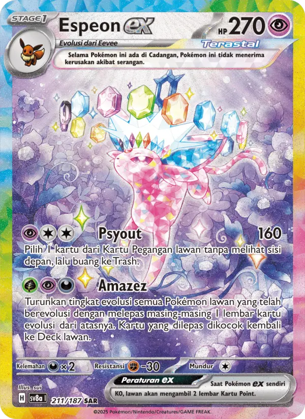 Espeon ex card image