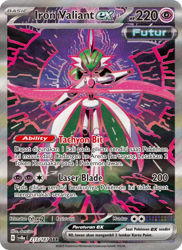 Iron Valiant ex card image
