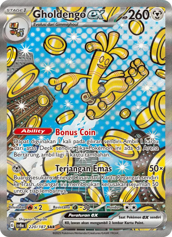 Gholdengo ex card image
