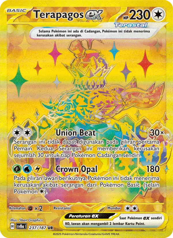 Terapagos ex card image