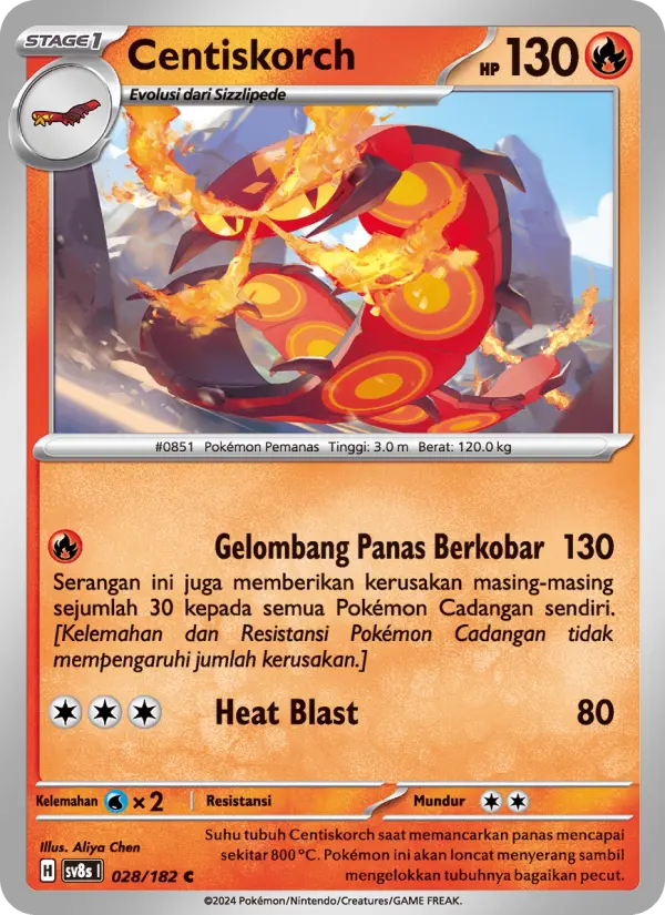 Centiskorch card image