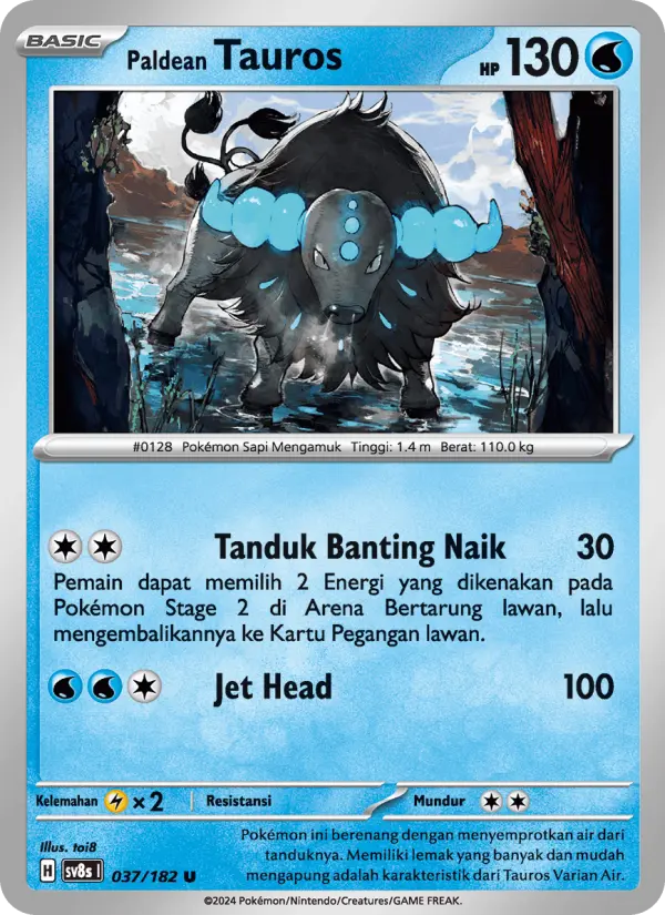 Paldean Tauros card image