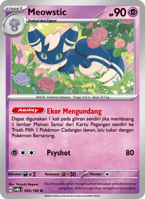Meowstic card image