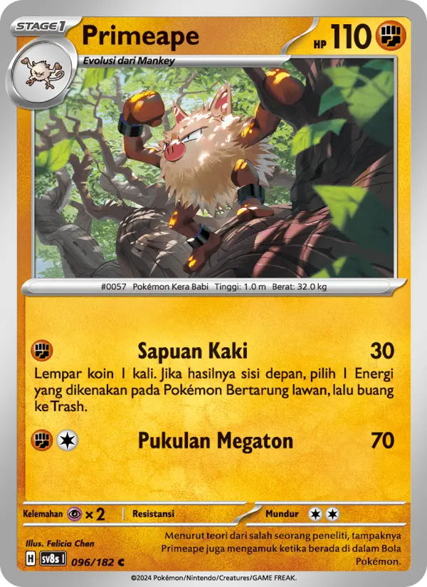 Primeape card image